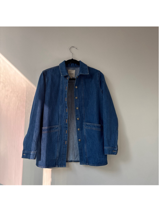 Sézane Jackets & Blazers - Women's Sézane Denim Jean Jacket Size XS Blue